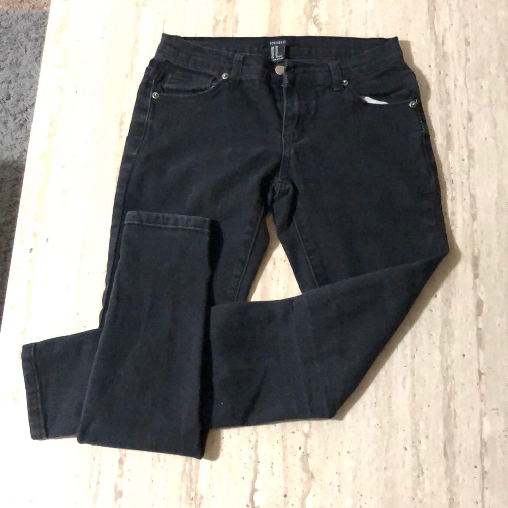 Forever 21 | Youth Girls size 24 | Black | Skinny
